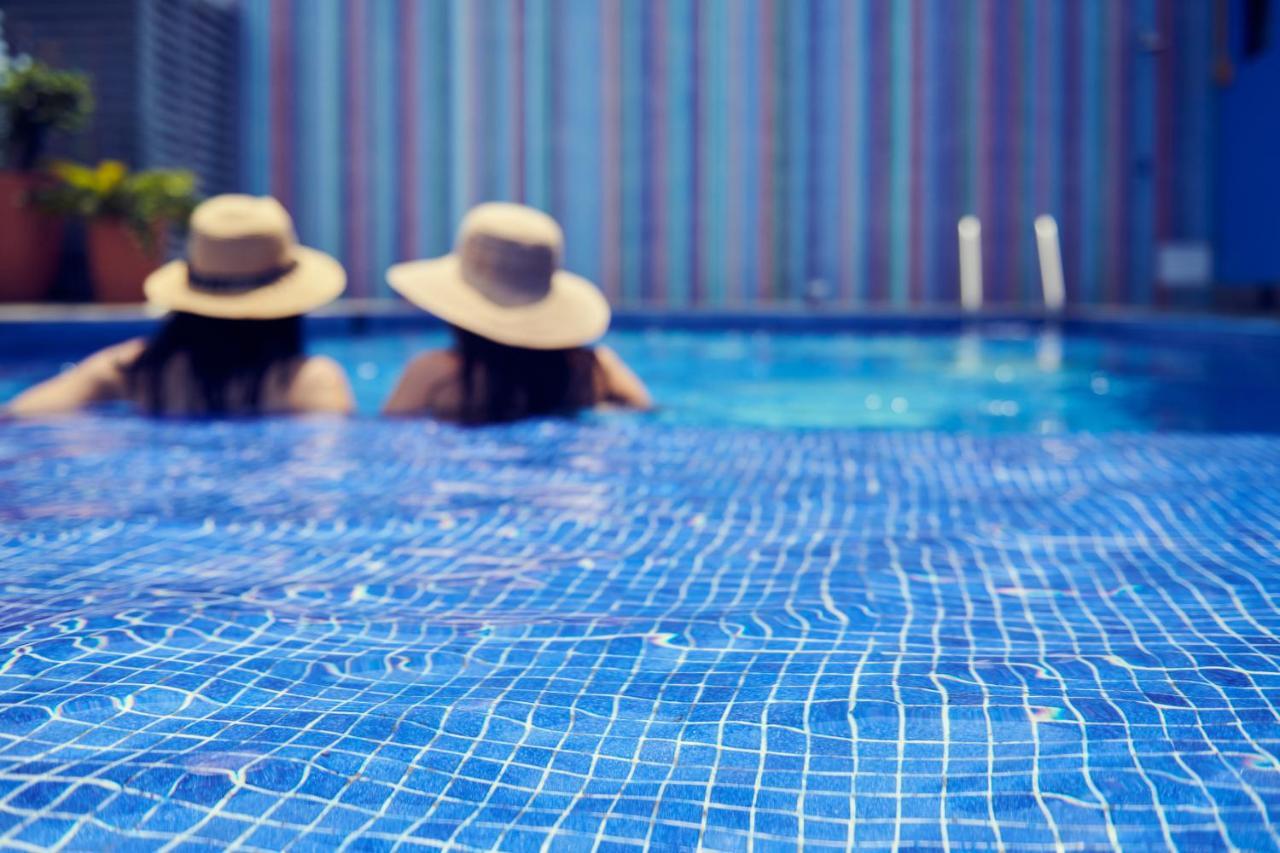 Hotel Luxury Patio Azul (Adults Only) بويرتو فالارتا المظهر الخارجي الصورة Swimming pool